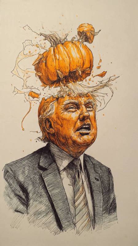 Broken Pumpkinhead Trump