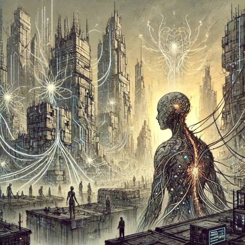 Machine Giant Film Concept Sketch