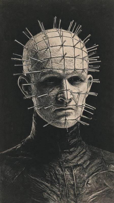 Pinhead From Hellraiser Drawing